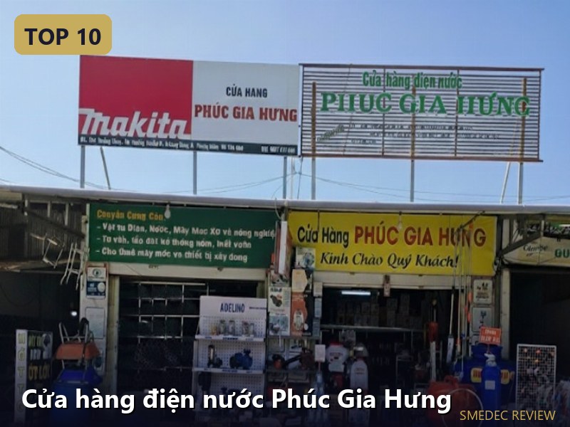 Cửa hàng điện nước Phúc Gia Hưng