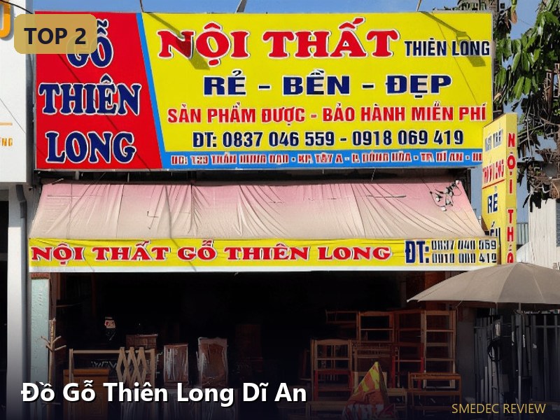 Đồ Gỗ Thiên Long Dĩ An