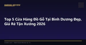 Top 5 Cửa Hàng Đồ Gỗ Tại Bình Dương Đẹp, Giá Rẻ Tận Xưởng 2026