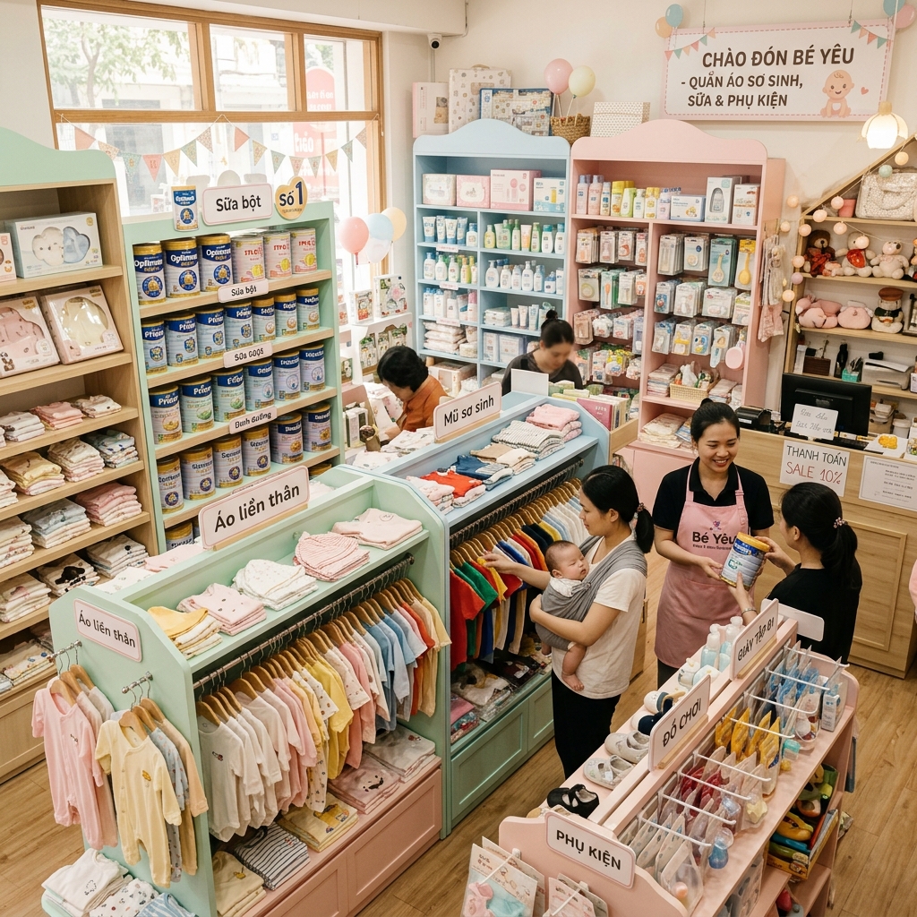 Top 3 Shop Bán Đồ Trẻ Sơ Sinh Ở Cần Thơ An Toàn, Uy Tín Nhất 2026