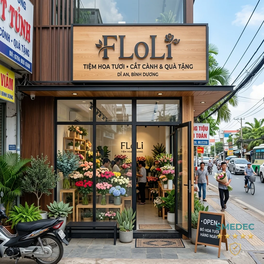 Top 5 Shop Hoa Tươi Tại TP Dĩ An Đẹp Uy Tín Nhất 2026