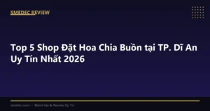 Top 5 Shop Đặt Hoa Chia Buồn tại TP. Dĩ An Uy Tín Nhất 2026