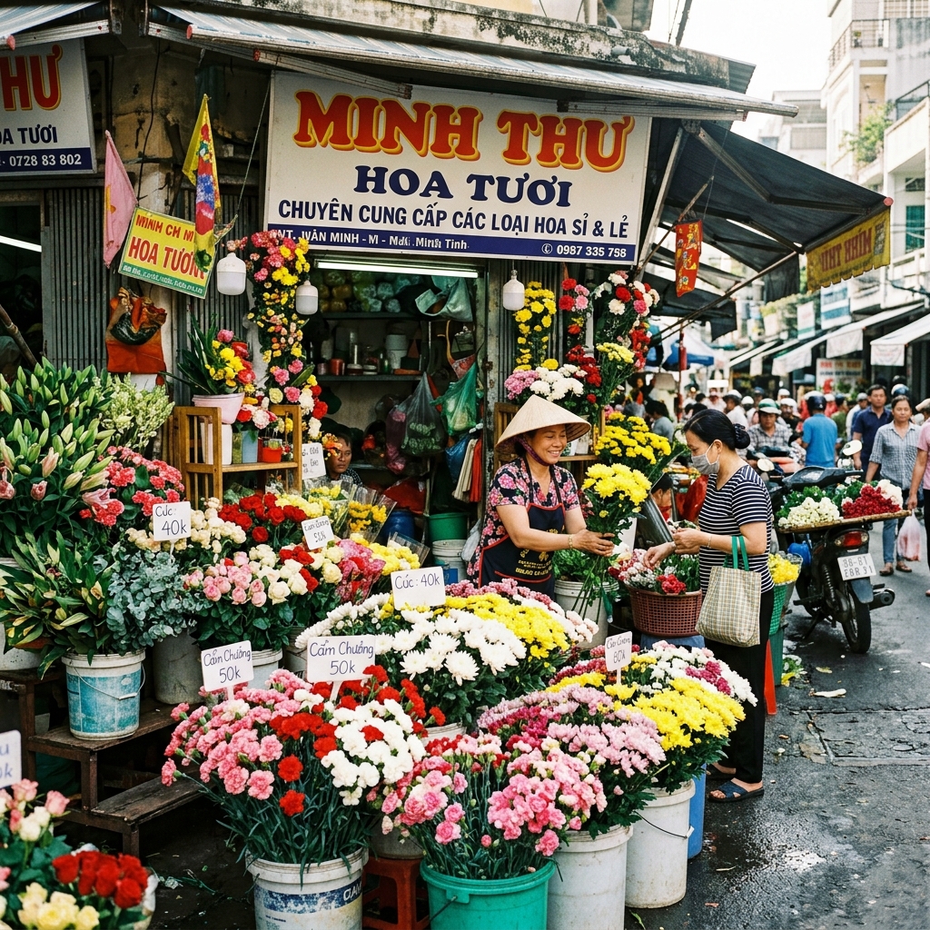 Hoa tươi Bến Cát – Minh Thư