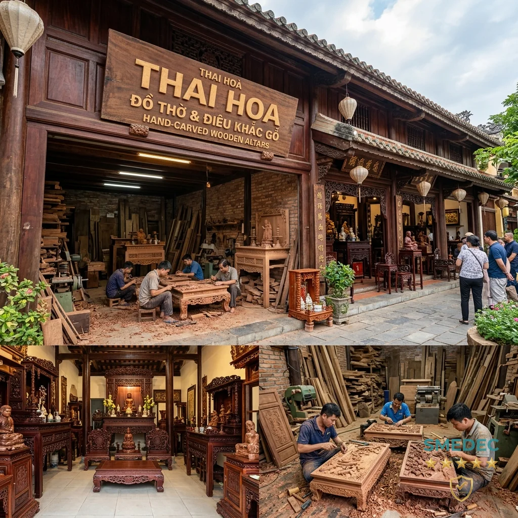 Cửa Hàng Đồ Gỗ Thờ Cúng Thái Hòa